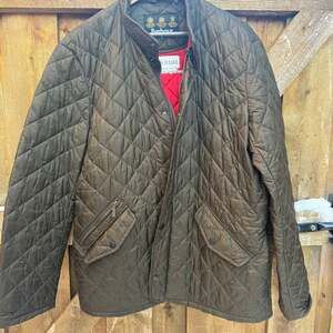 Barbour Olive Lightweight Quilted Jacket Women’s XL